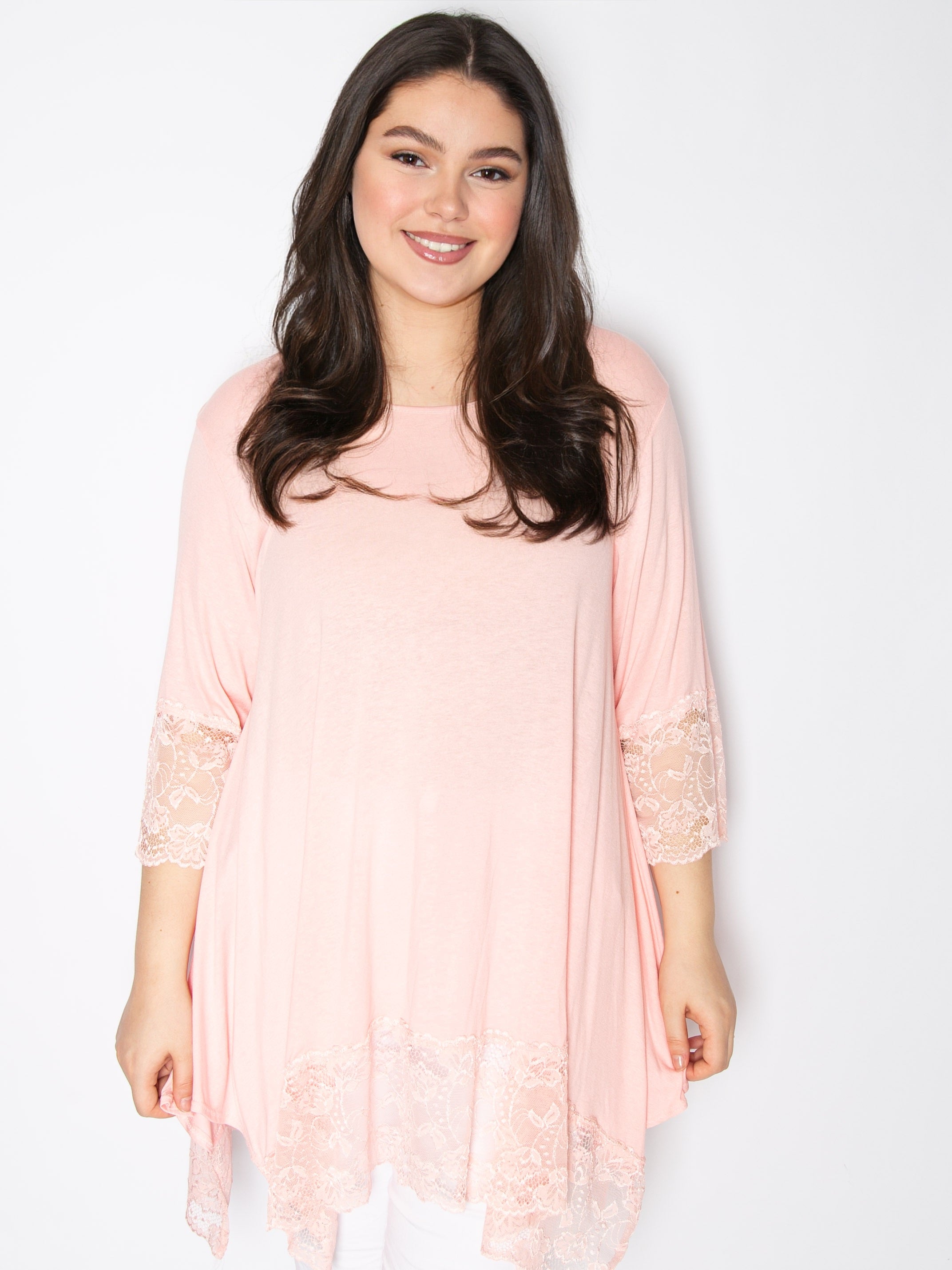 Blonde bluse trekvart ærme
