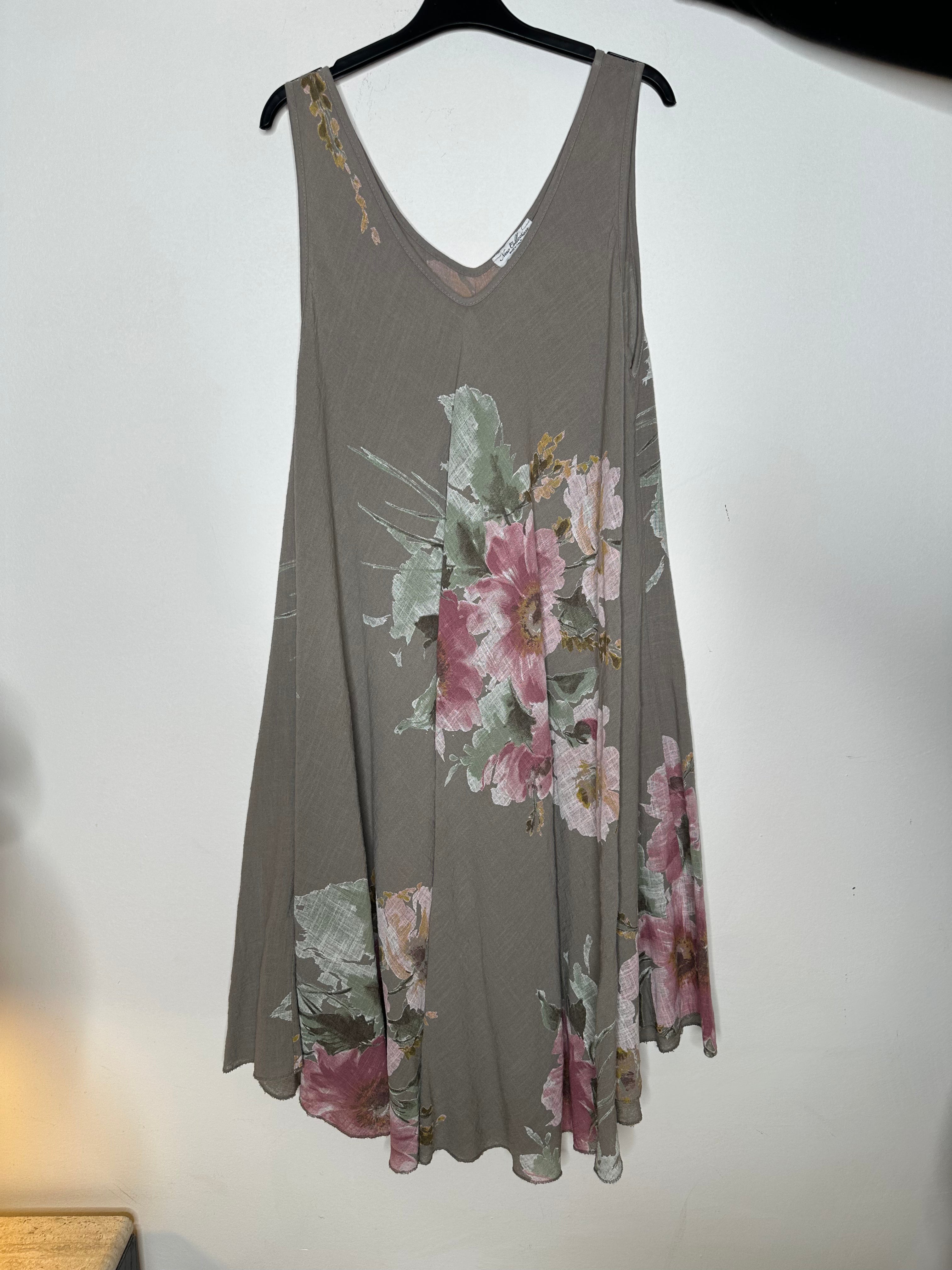 Kjole med blomster print - ITJULI25