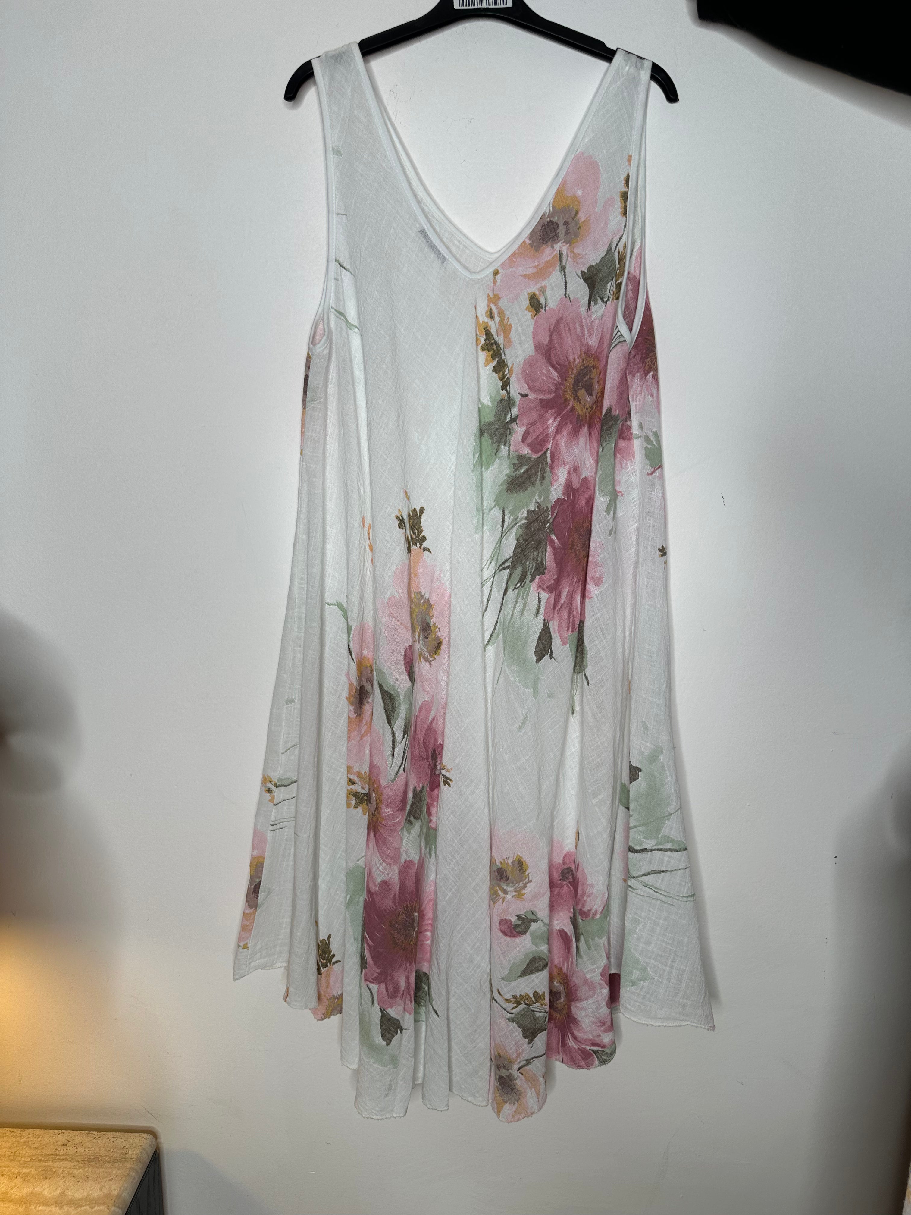 Kjole med blomster print - ITJULI25