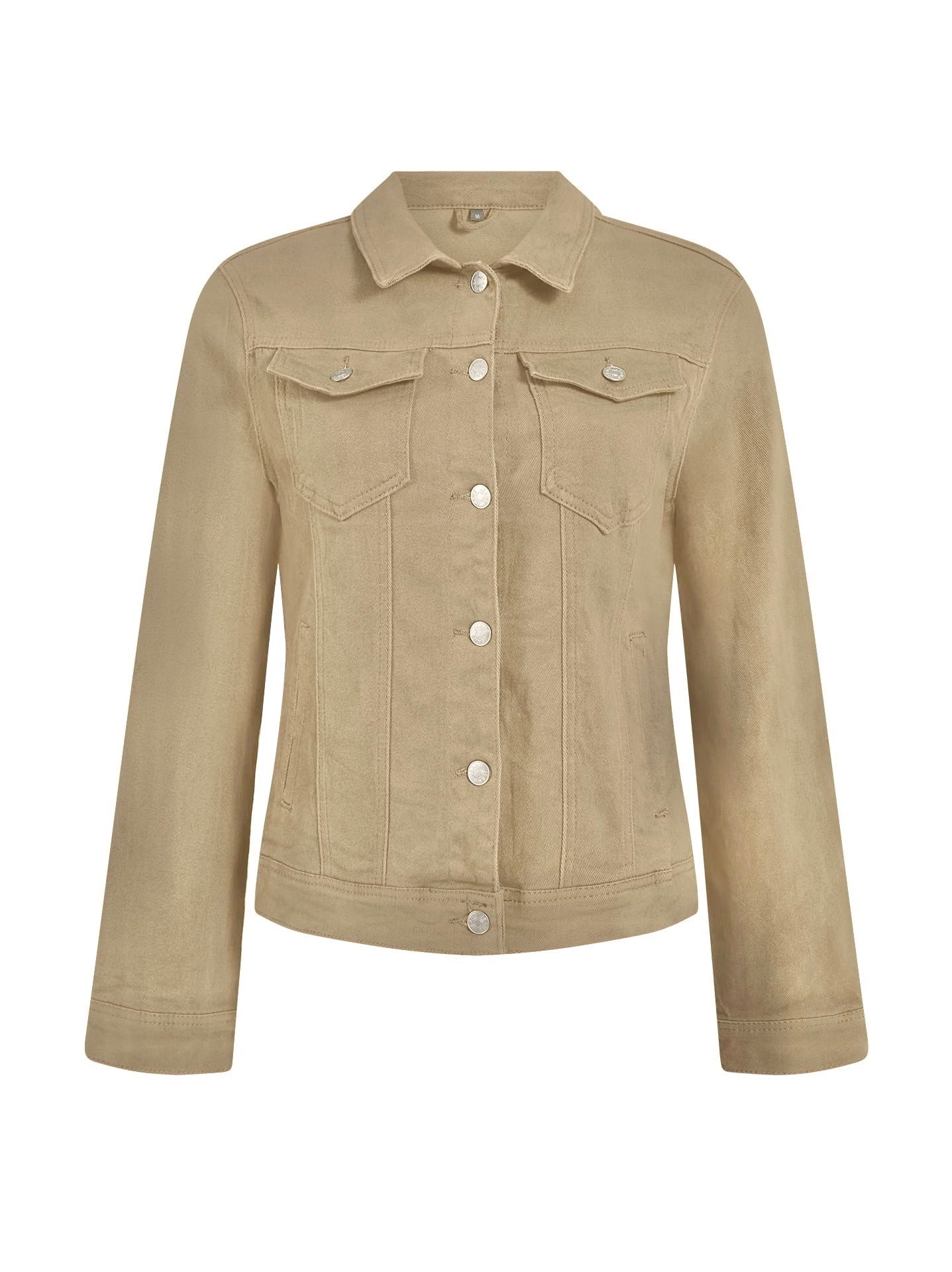 Denimjakke med stræk plus size by G-Smack