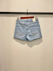 Cowboyshorts med bling lightwash by G-Smack