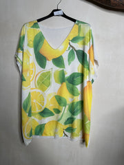 T-shirt med citroner - ITMAJ25