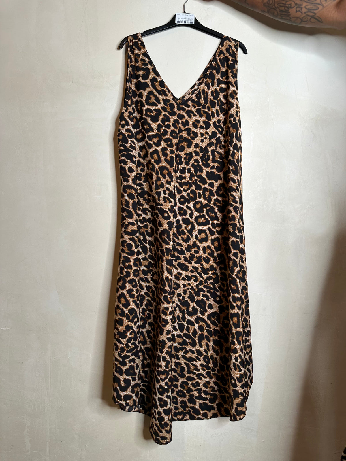 Printet a-shape kjole - Brystmål 130cm - Viskose Polyester by Miss One