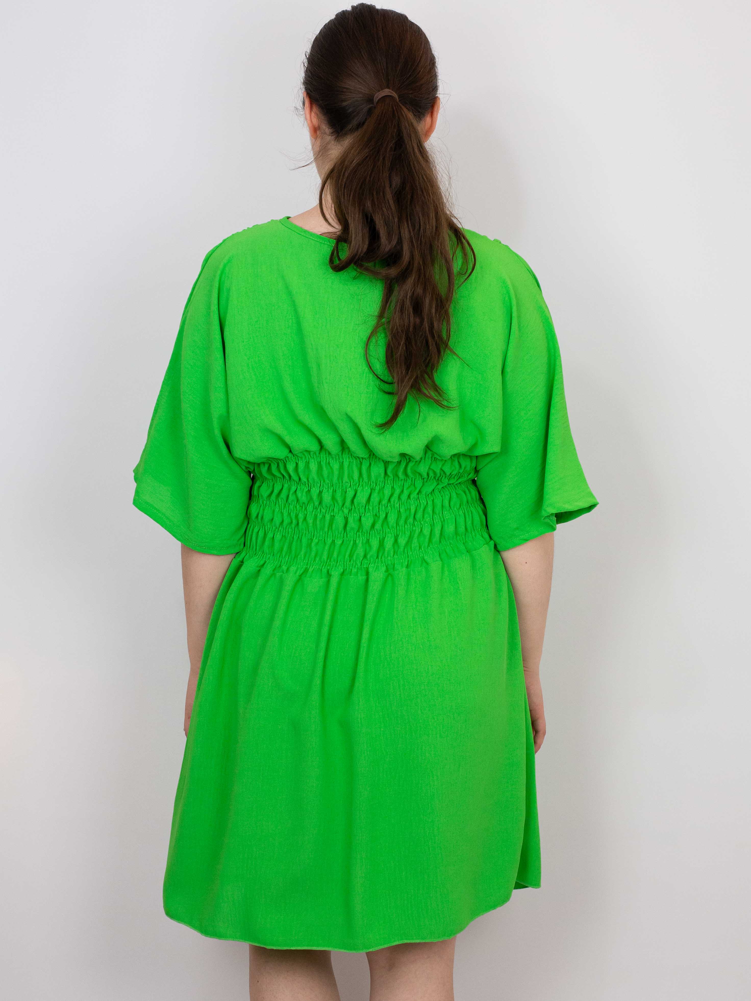 Kjole med smock talje - Brystmål 130cm