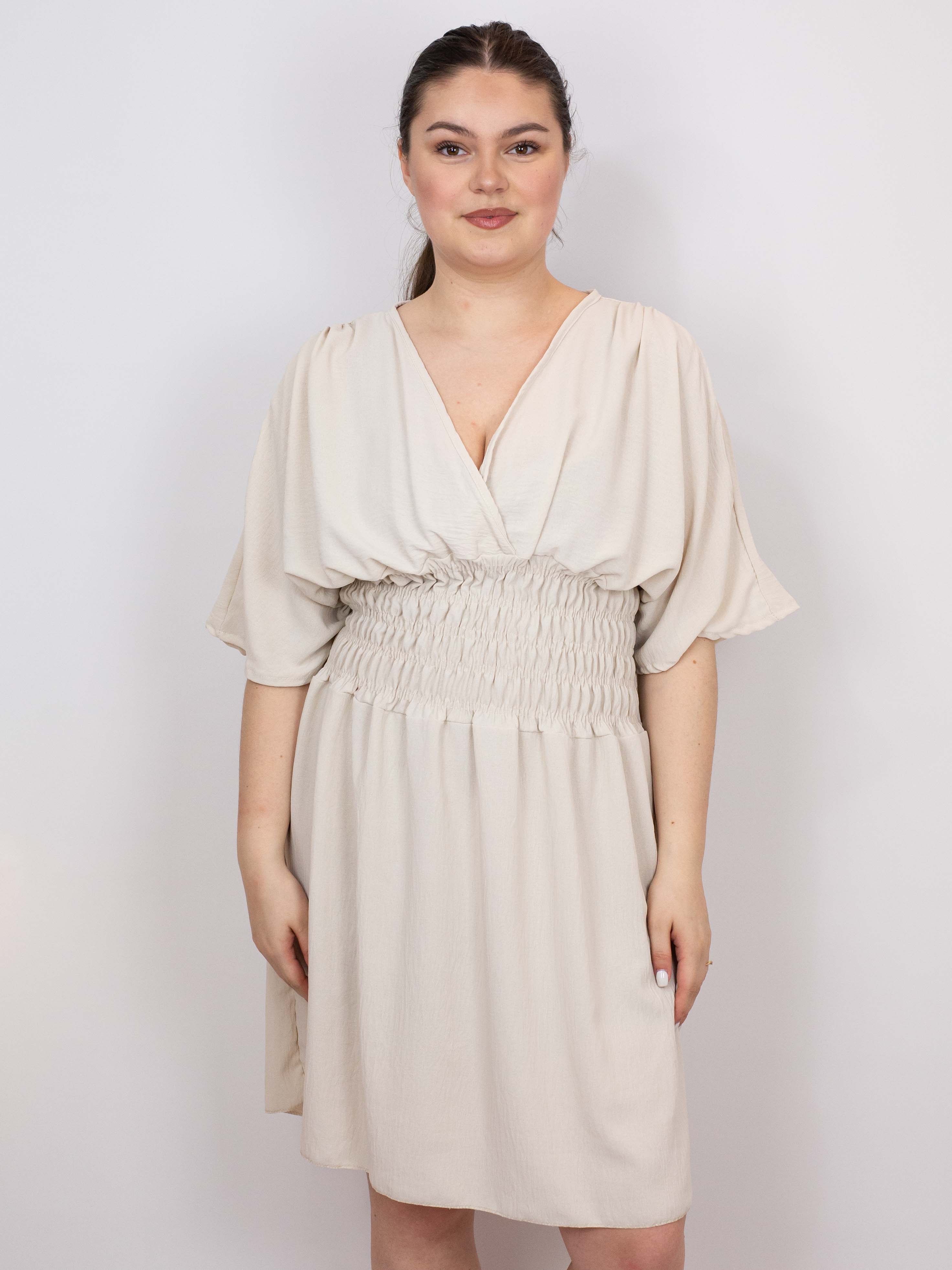 Kjole med smock talje - Brystmål 130cm