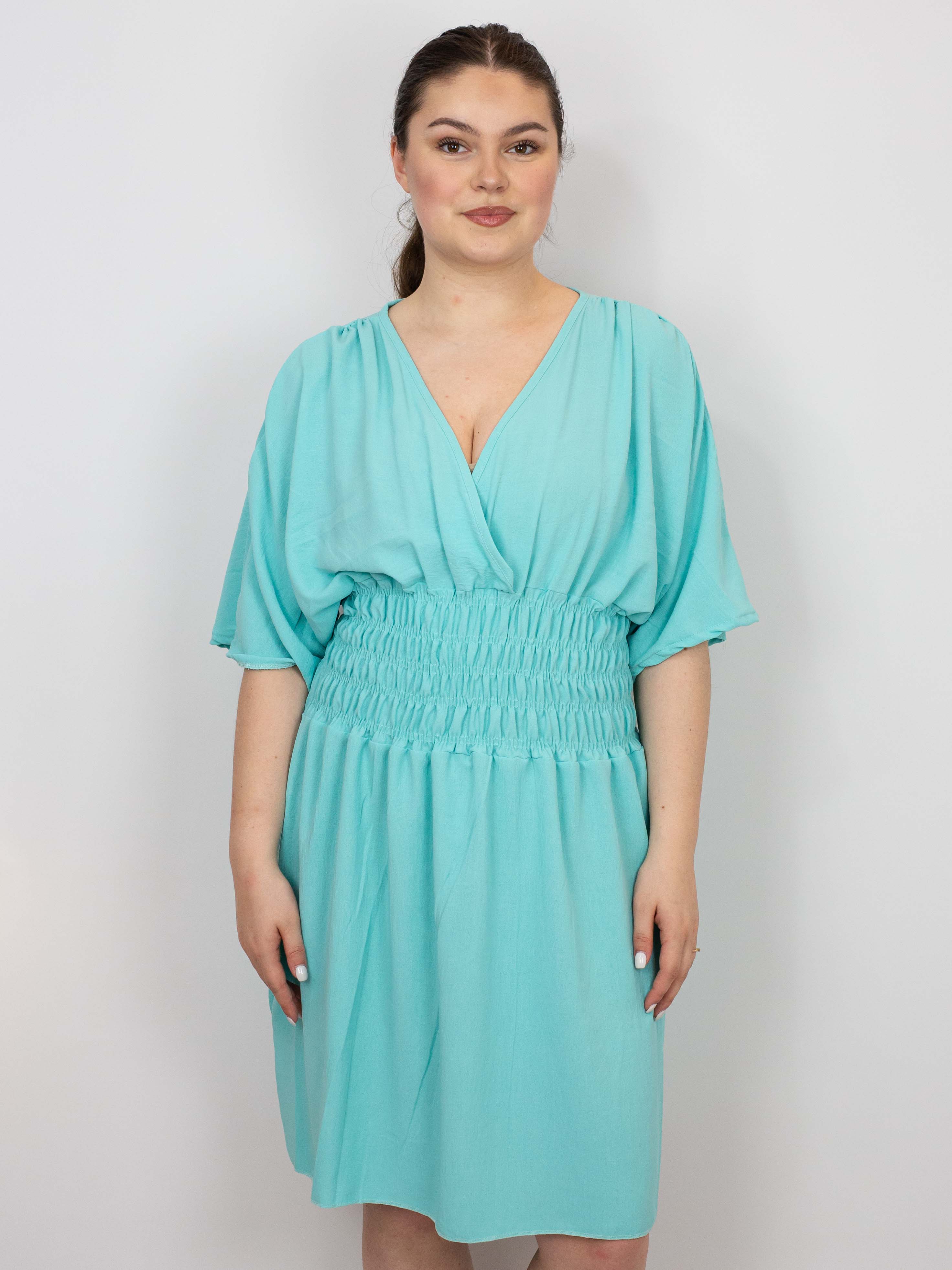 Kjole med smock talje - Brystmål 130cm