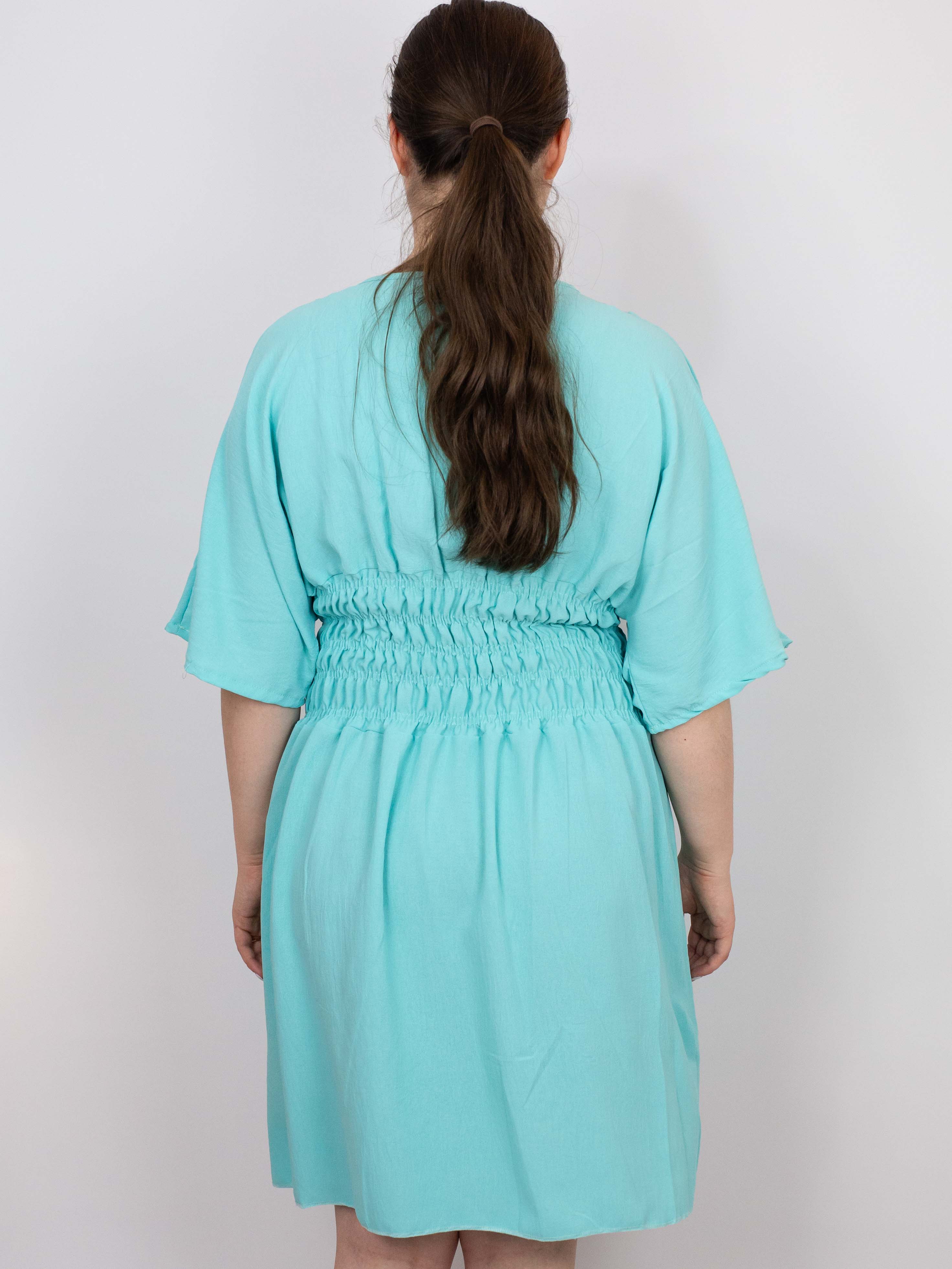 Kjole med smock talje - Brystmål 130cm