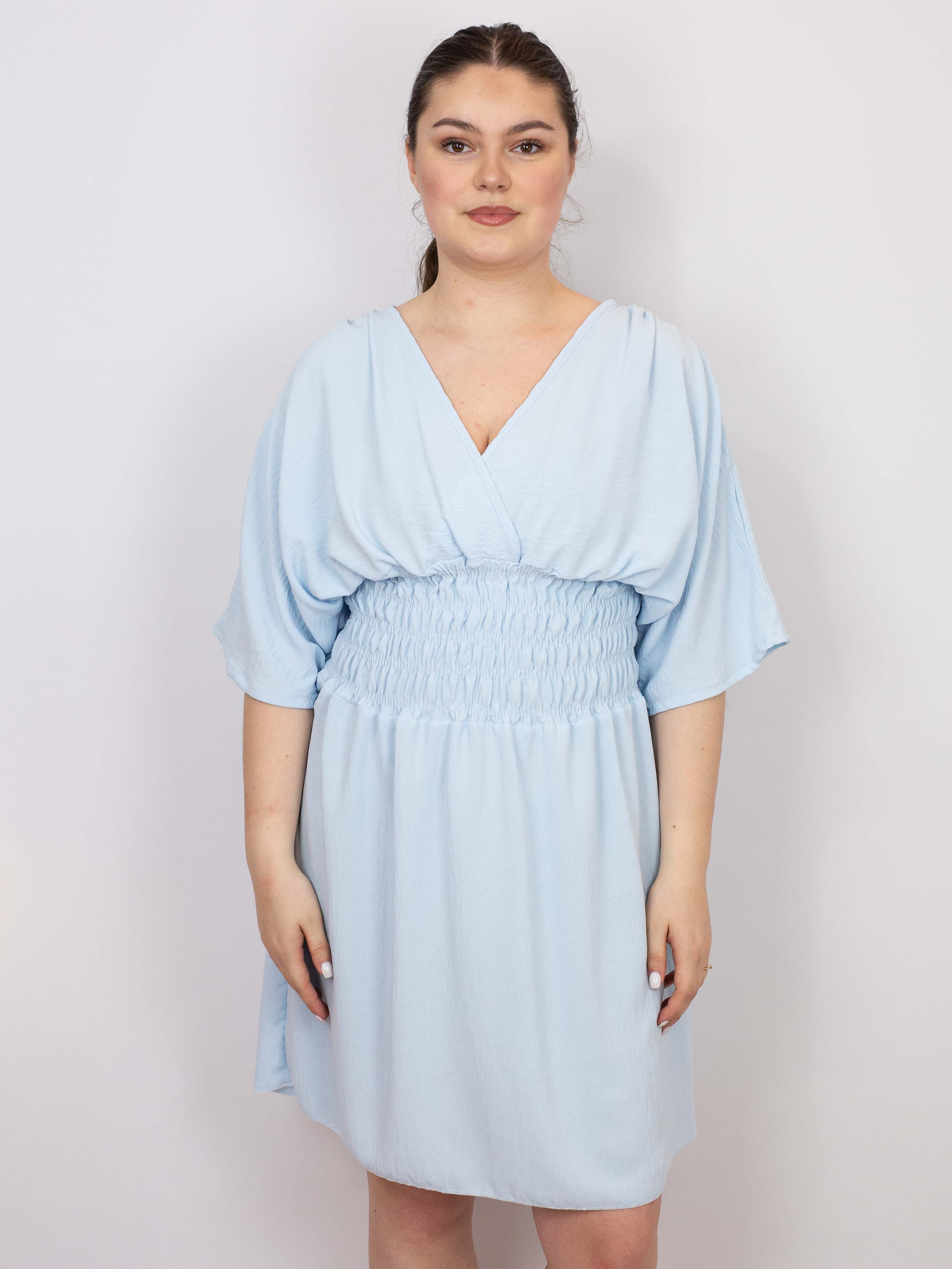 Kjole med smock talje - Brystmål 130cm