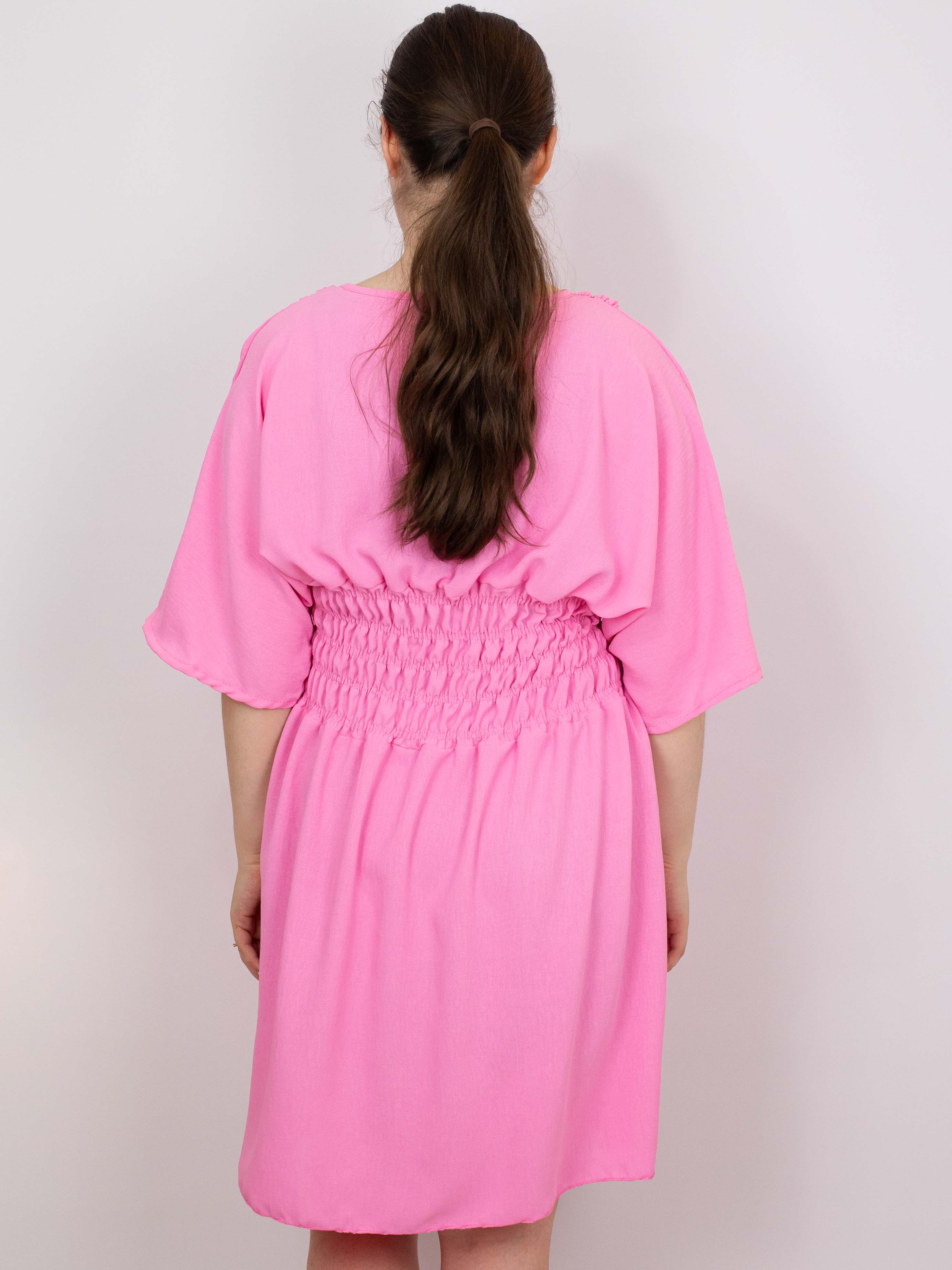 Kjole med smock talje - Brystmål 130cm
