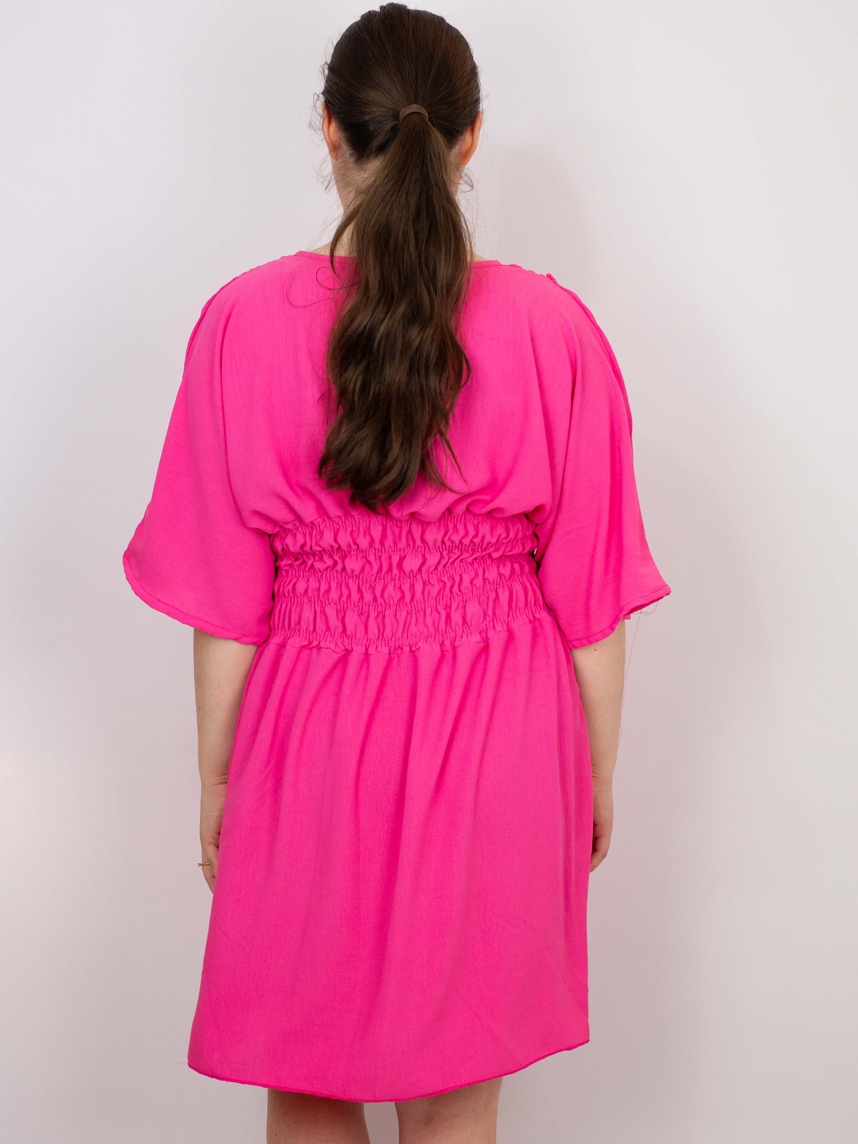 Kjole med smock talje - Brystmål 130cm
