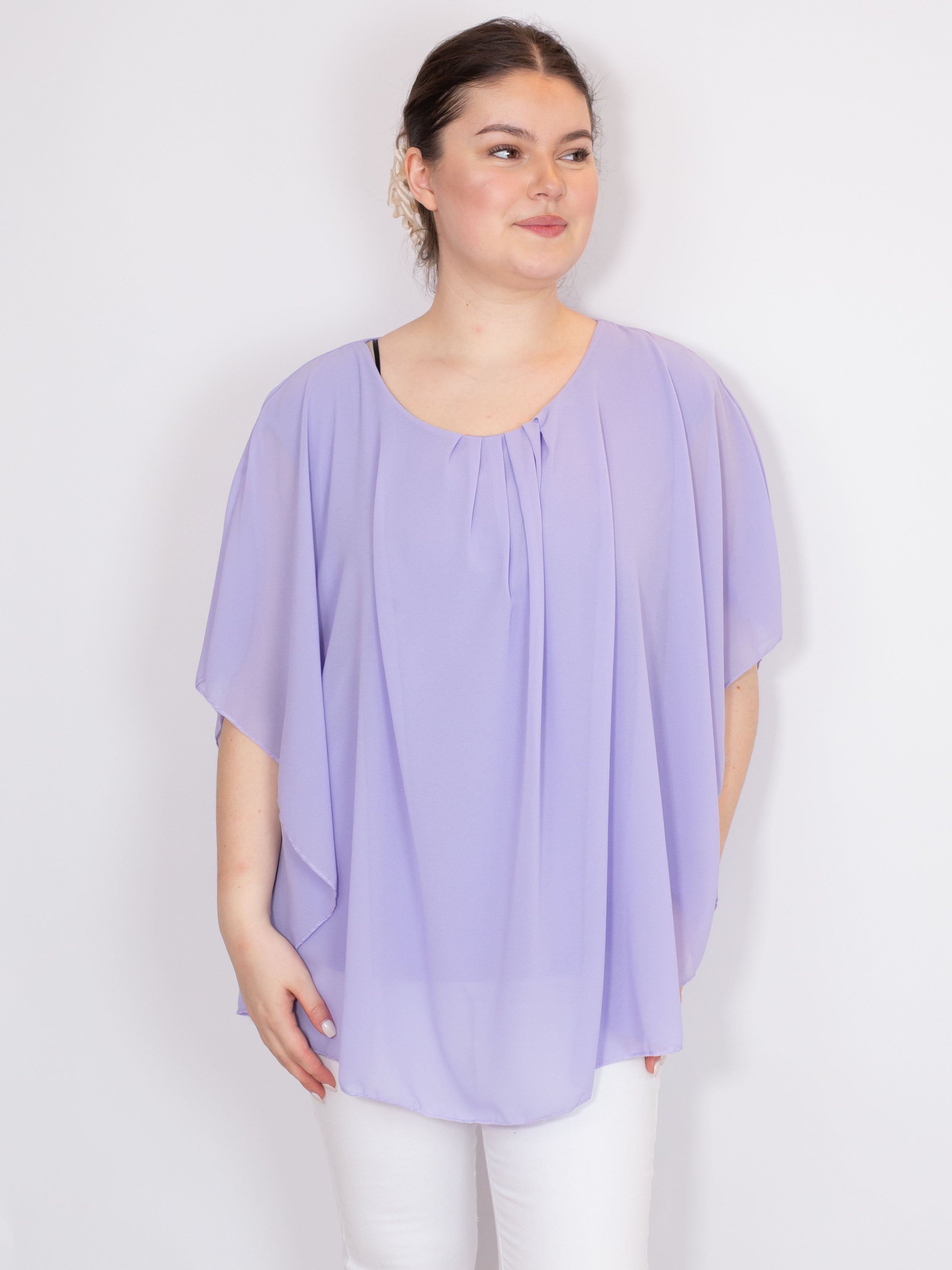 Chiffon overdel - Brystmål 130cm - Ingen returret