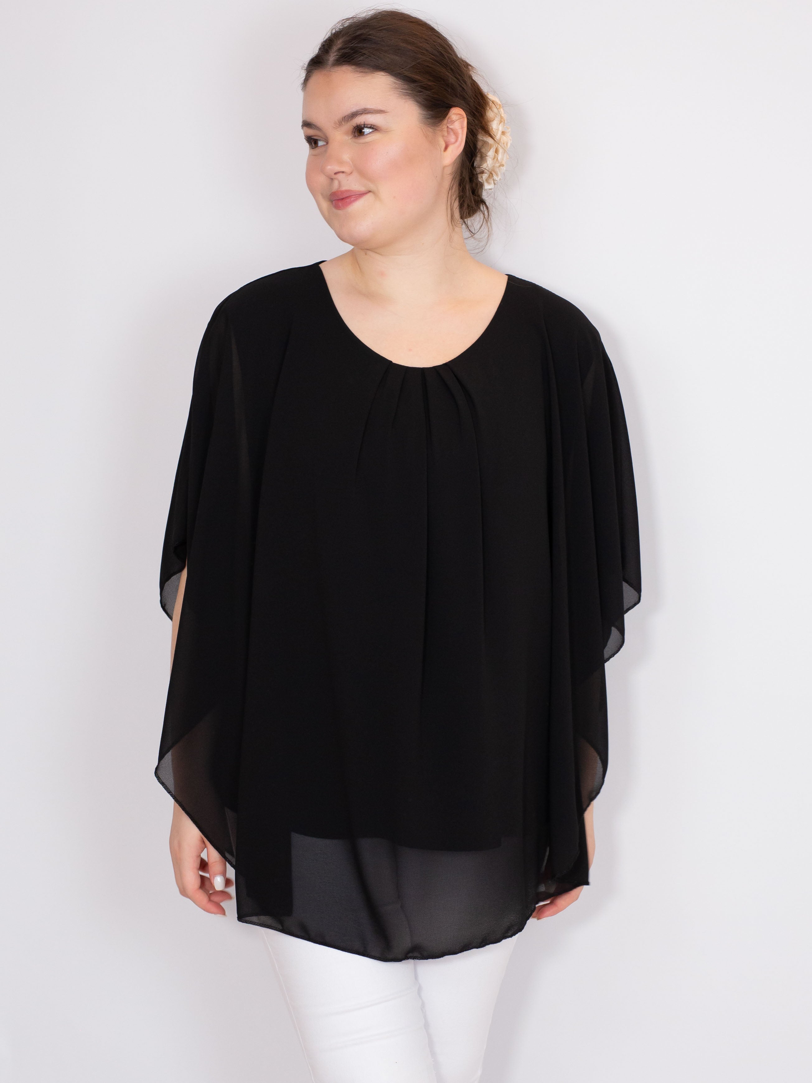 Chiffon overdel - Brystmål 130cm - Ingen returret