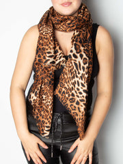 Leopard tørklæde