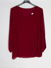Plisse bluse - Brystmål 130cm - Ingen returret - ITNOV24