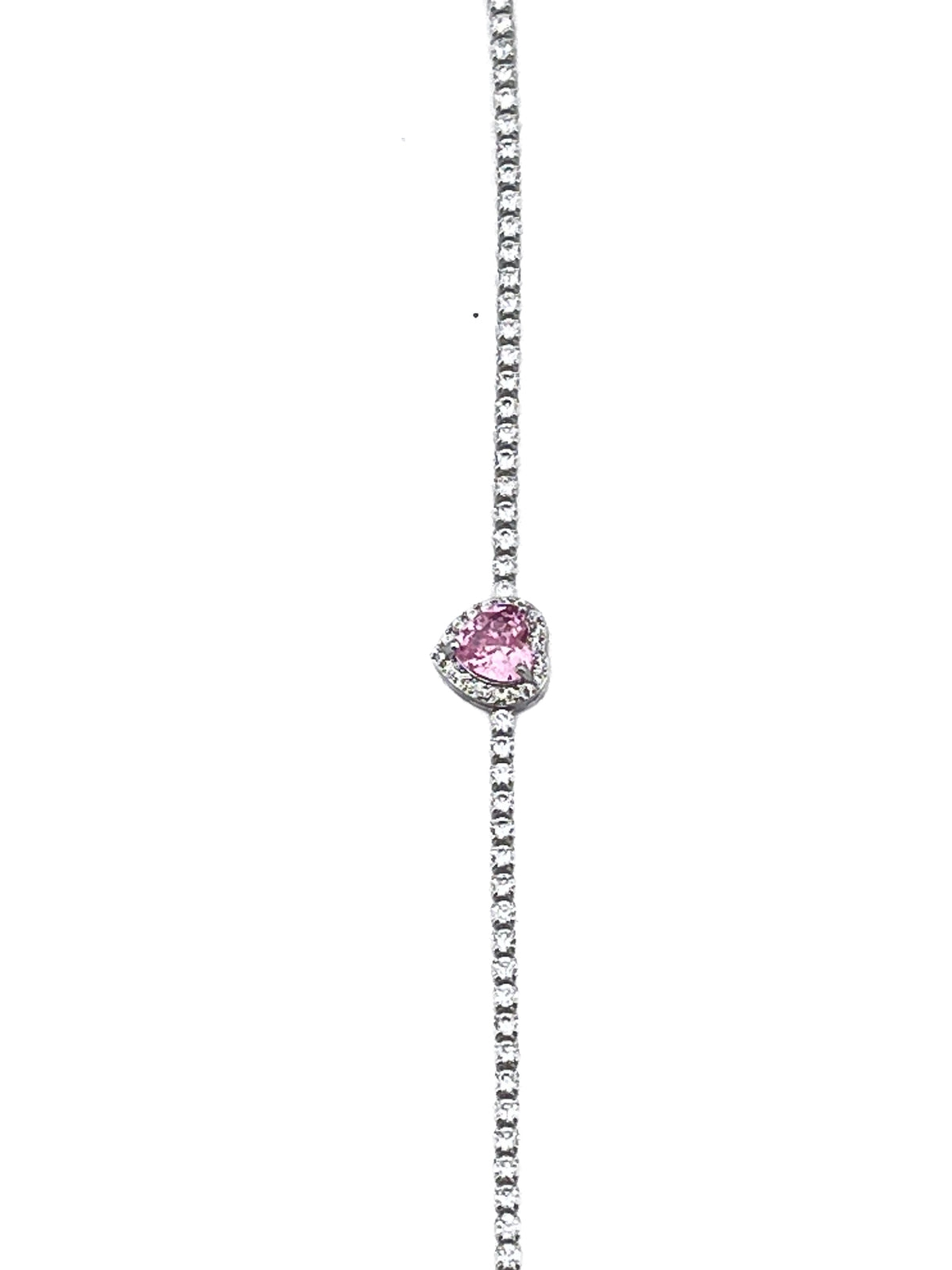 Armbånd med bling hjerte - ITSEP24