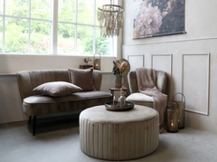 Marat Sofa velour 79x127x65 cm latte