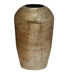 Vase champagneguld mosaik lakeret IR 42x42x68cm by Colmore