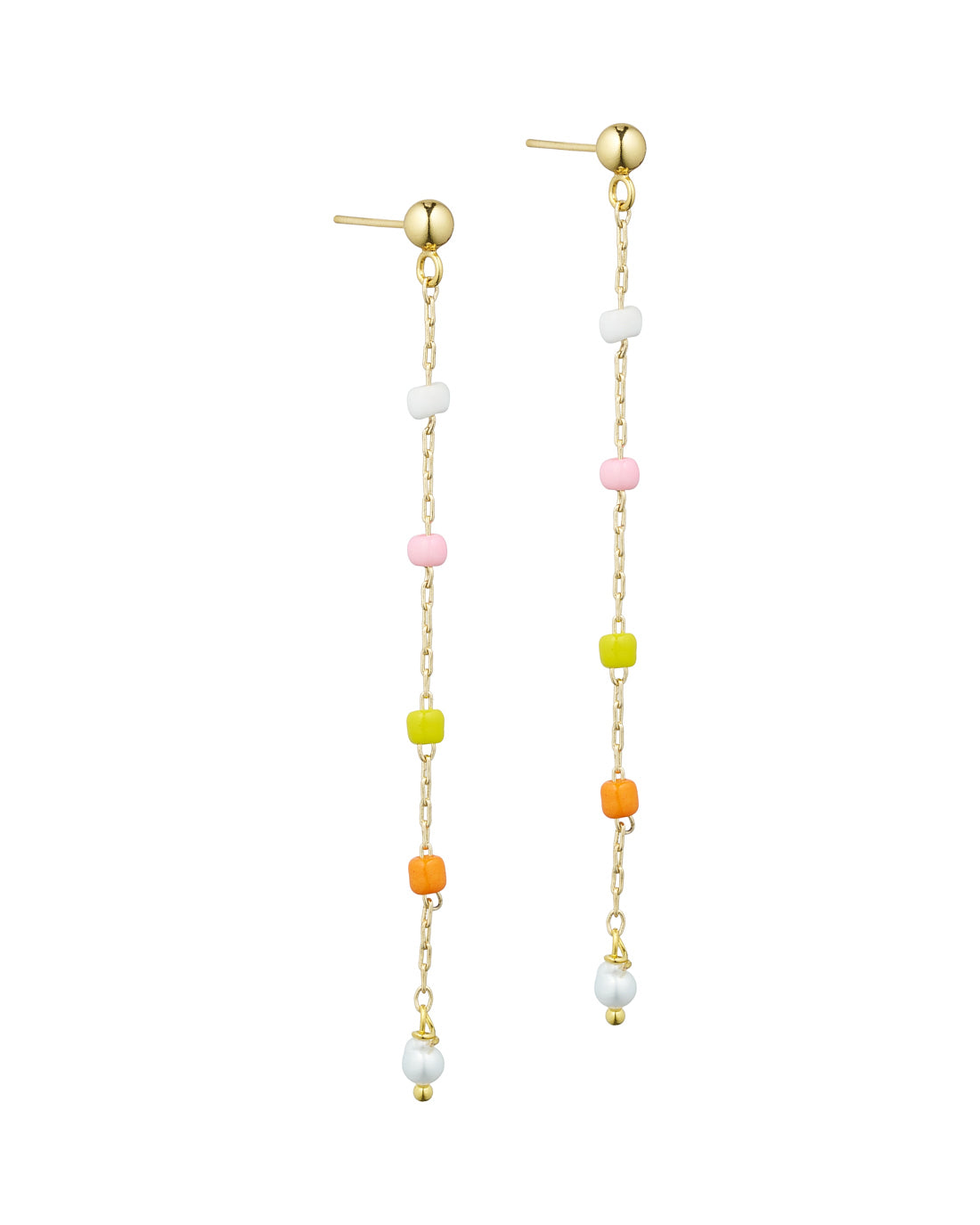 Tim og Simonsen Atiana yellow Earring  6 cm