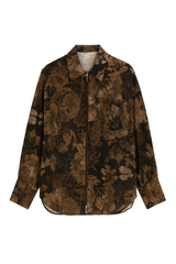 Access Blomstret skjorte med lynlås by Access Fashion