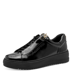Marco Tozzi lak sneakers sort by Marco Tozzi