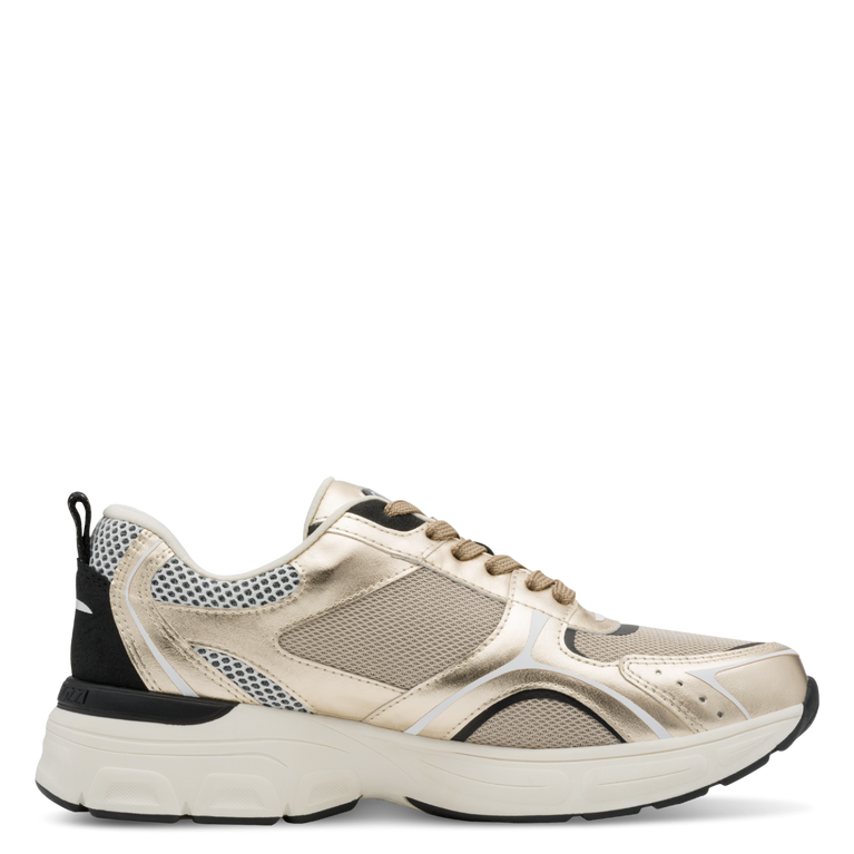 Marco Tozzi Chunky Sneakers med guld detaljer Gold Comb