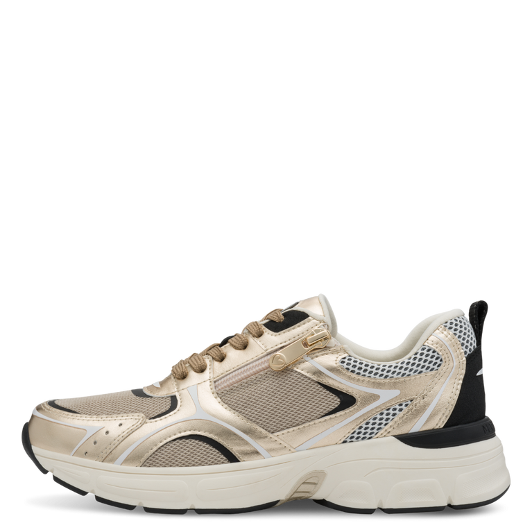 Marco Tozzi Chunky Sneakers med guld detaljer Gold Comb