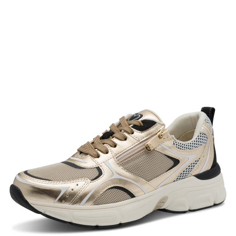Marco Tozzi Chunky Sneakers med guld detaljer Gold Comb