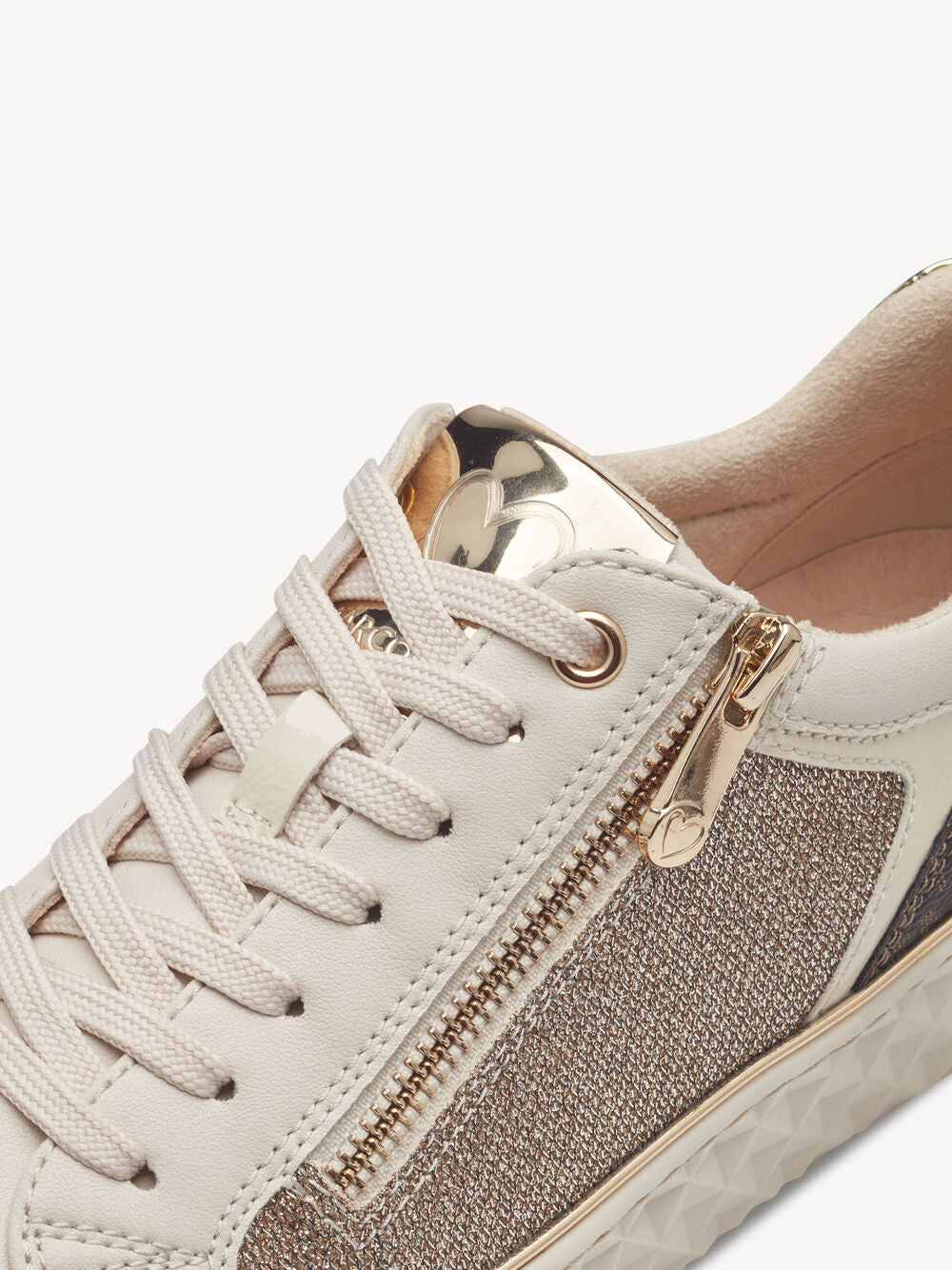 Marco Tozzi Sneakers Cream Comb by Marco Tozzi