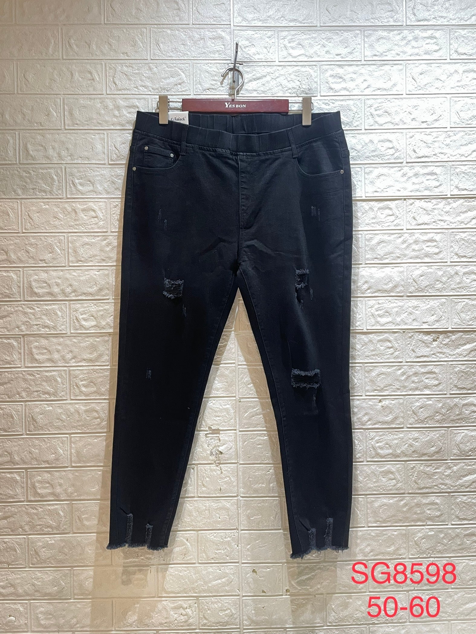 Flosset jeans sort plus size by Krone 1