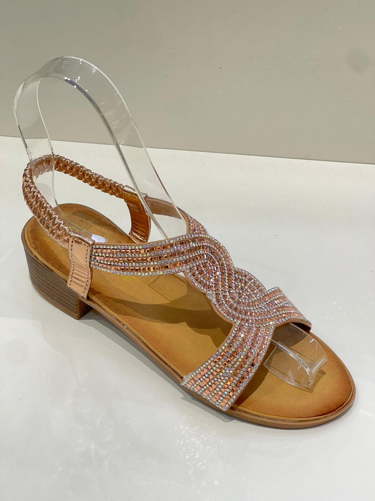 Sandal med snoning bling - Ingen returret