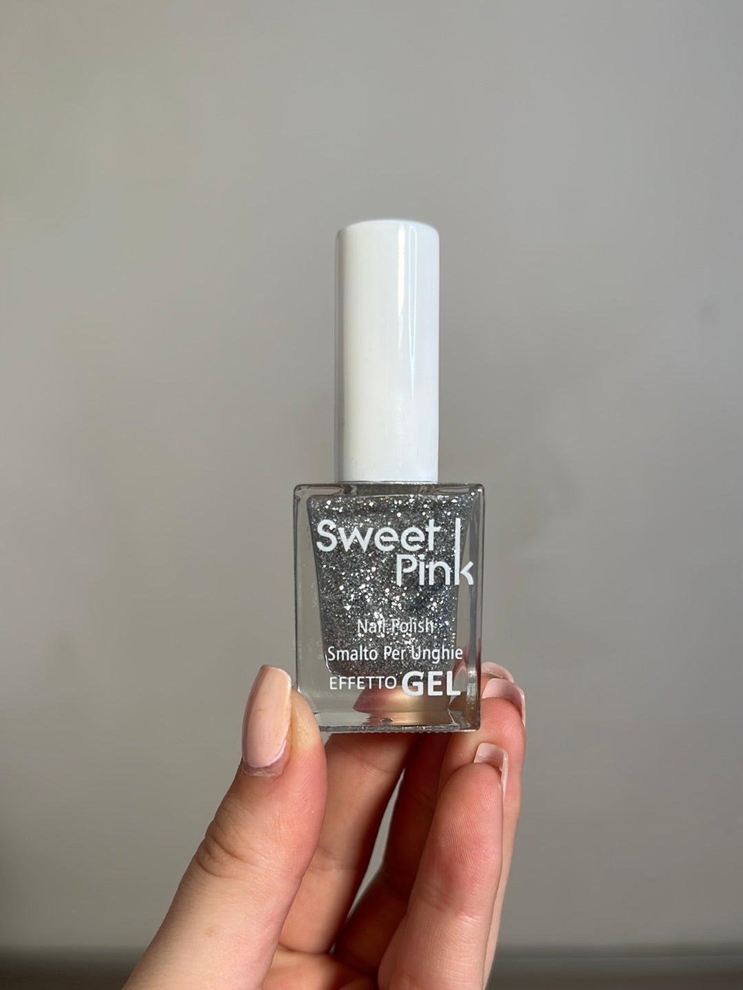 Neglelak sølv glitter by Krone 1