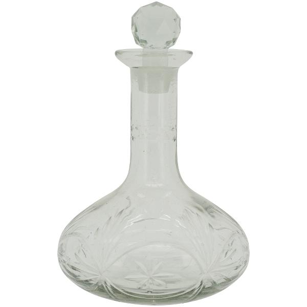 Karaffel, klar, Glas, 15x15x23 cm