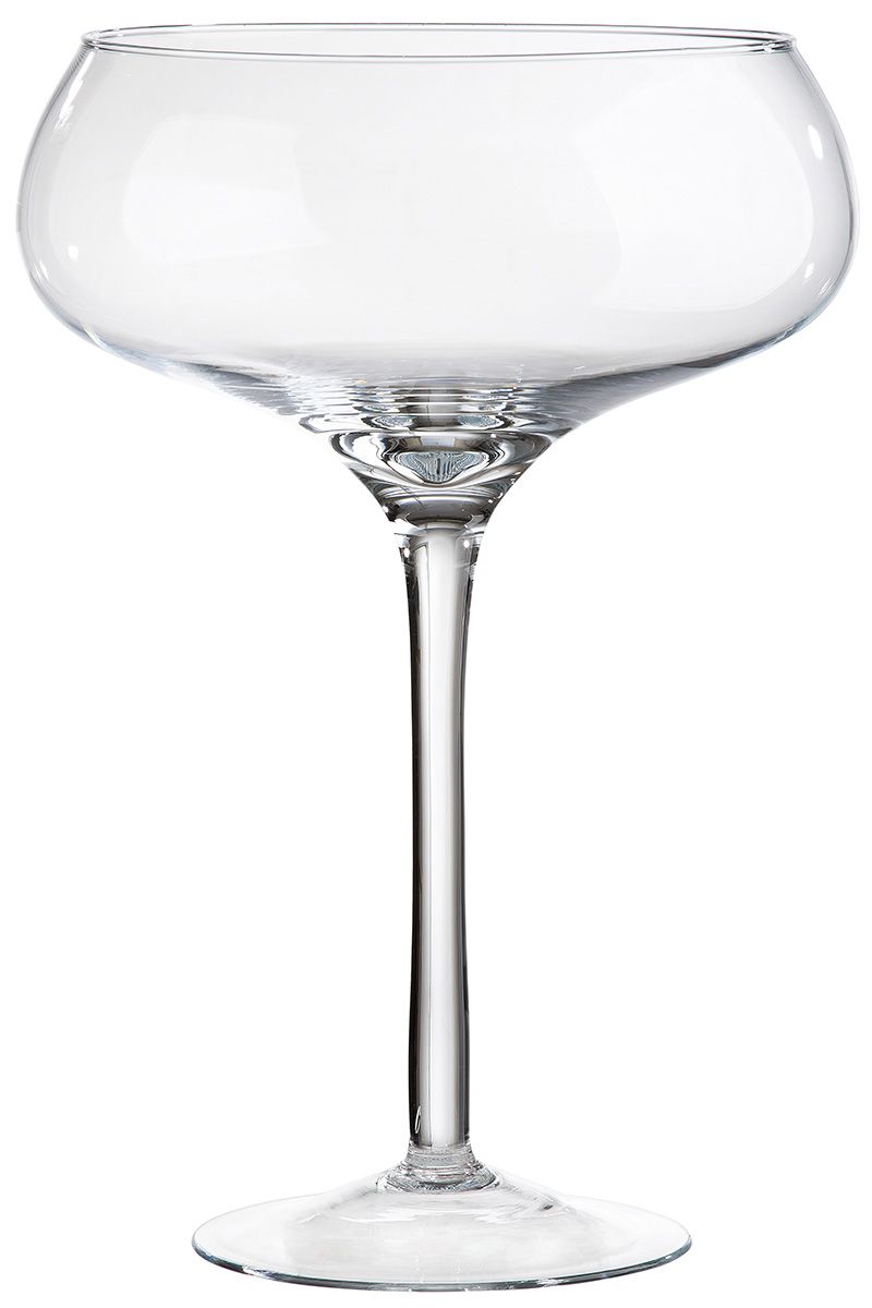 Dekorativt champagne glas H40 x Ø28,3 cm