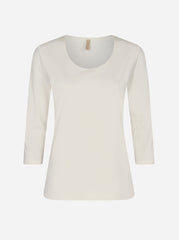 Soyaconcept Pylle Basis Bluse Creme
