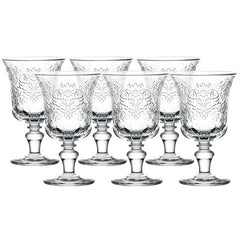 Pokal glas med udskæringer Elegant drikkeglas til enhver lejlighed