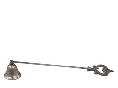 Gammeldags lyseslukker m. dekoration L31/Ø5 cm antique messing
