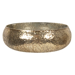 Guldfarvet skål Ø 22x6 cm