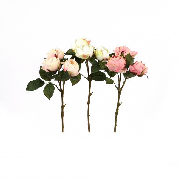 Rose "Windsor", 39 cm, 3 Knospen hellpink