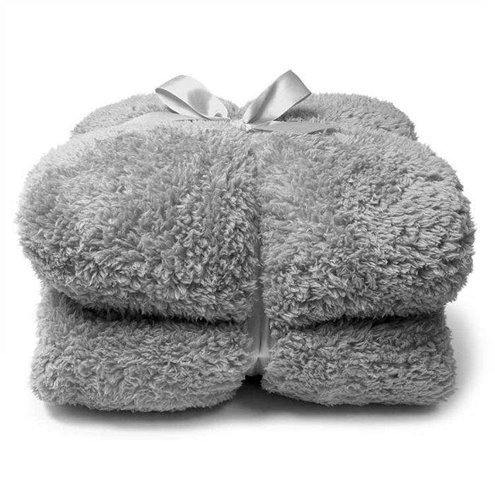 Teddy throw 150x200cm grey