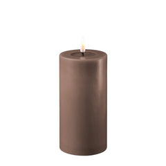 Mokka indendørs Bloklys 15xØ7,5 cm
