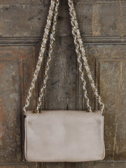 Brina - Taske Med Guld Detaljer Beige by Krone 1