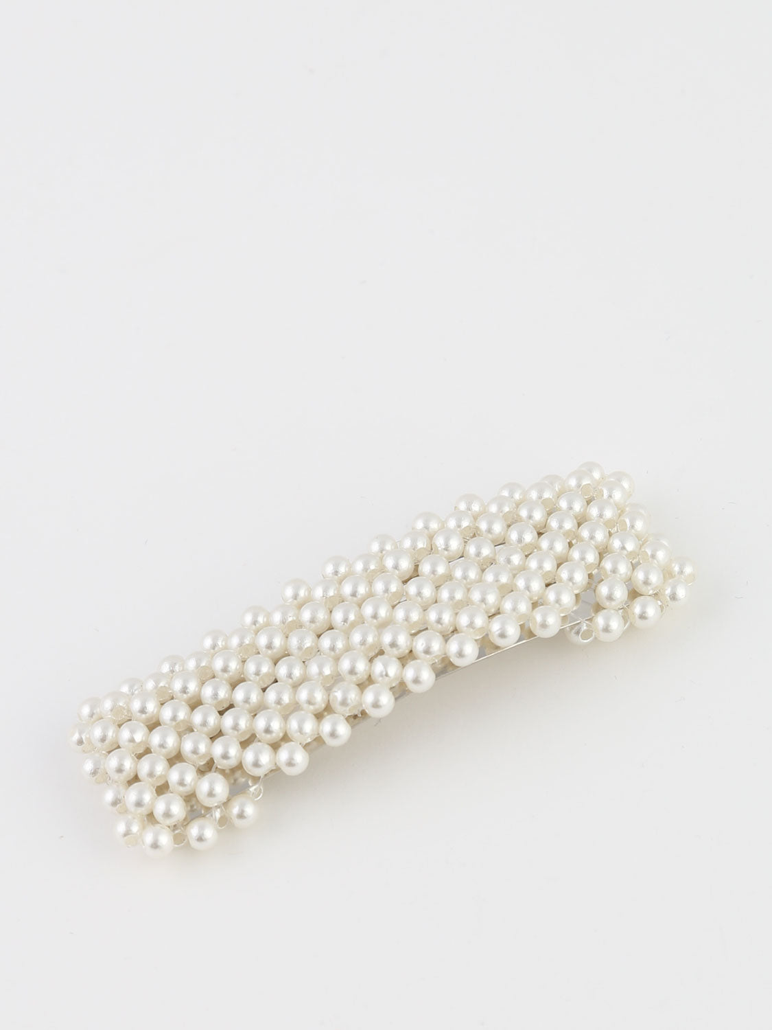 Calinna - Perlehårspænde Creme by Krone 1