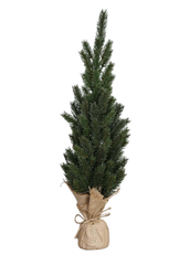 Fyrretræ m. jutefod H56 cm
