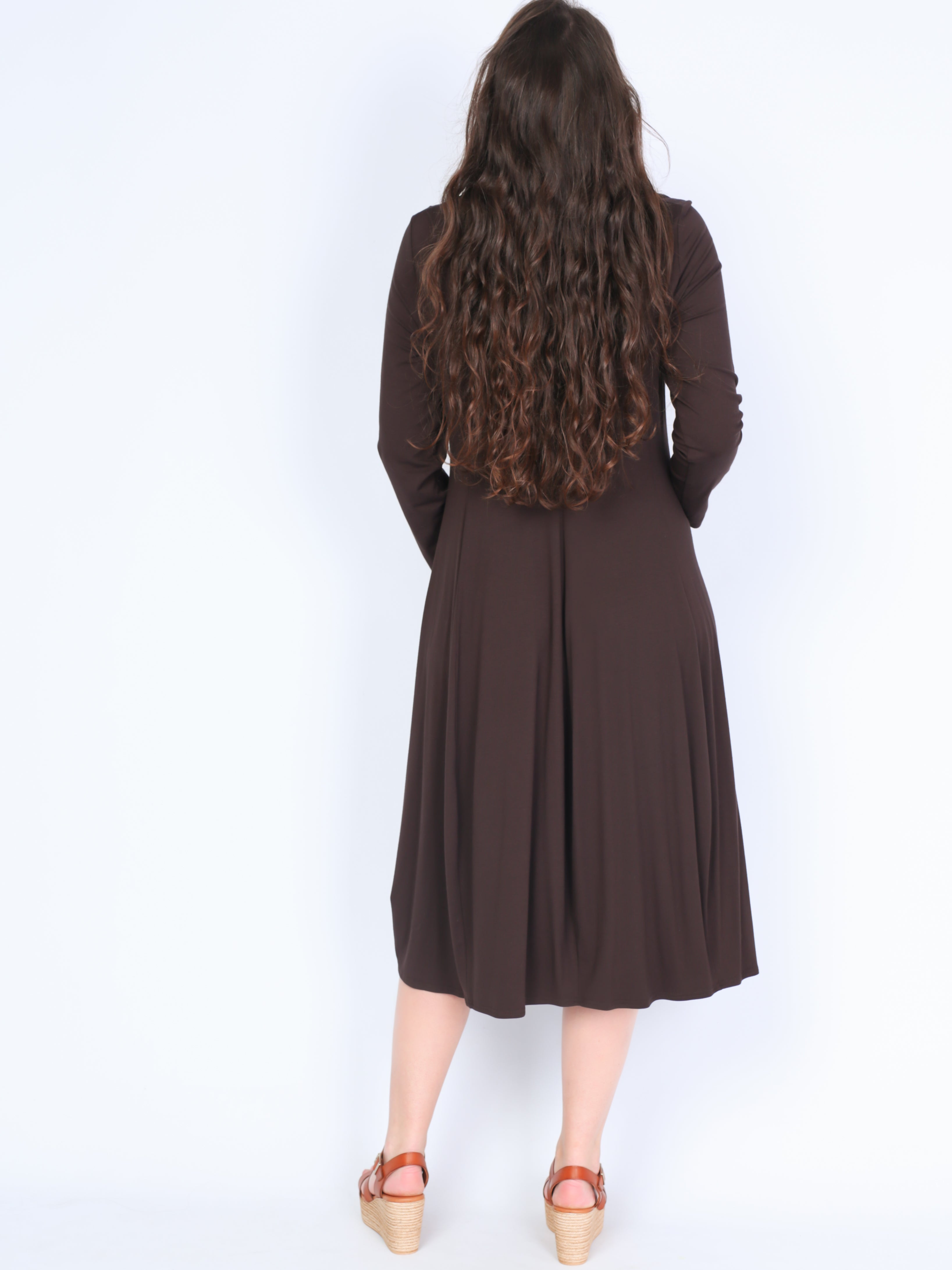 Q’Neel kjole med lommer brun