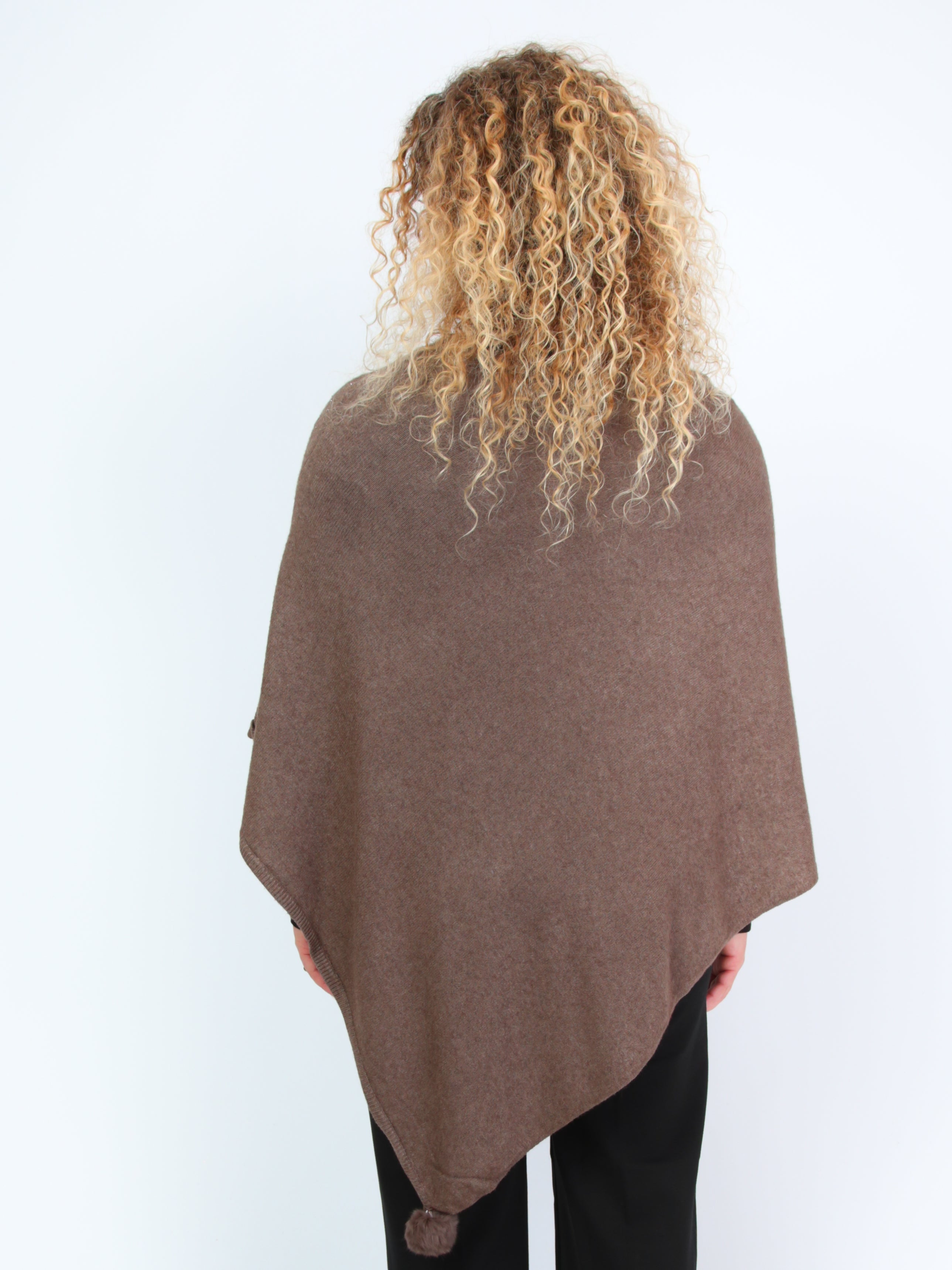 Krone 1 poncho med bling