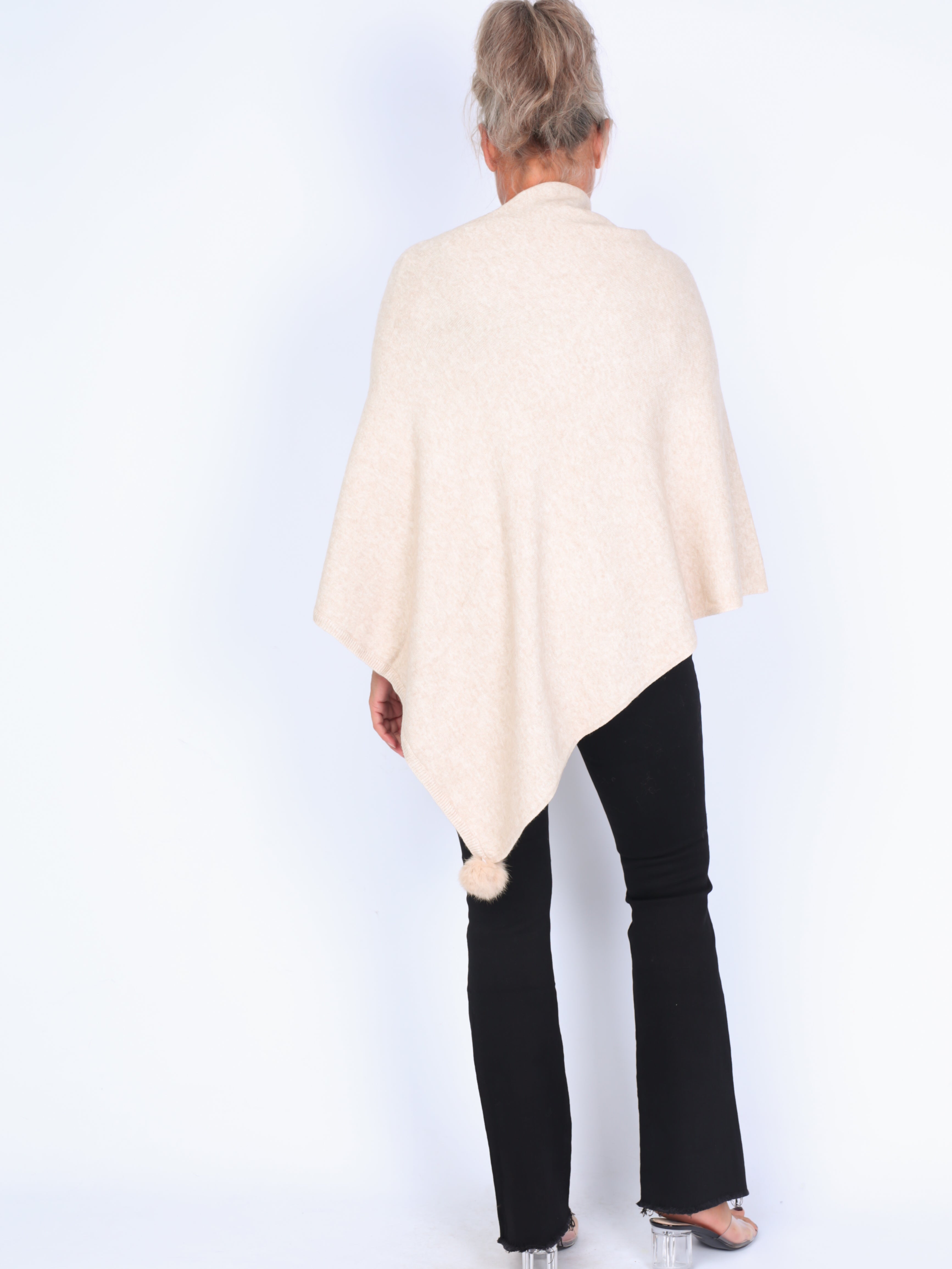 Krone 1 poncho med bling