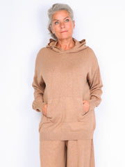 Strik sweatshirt m.hætte