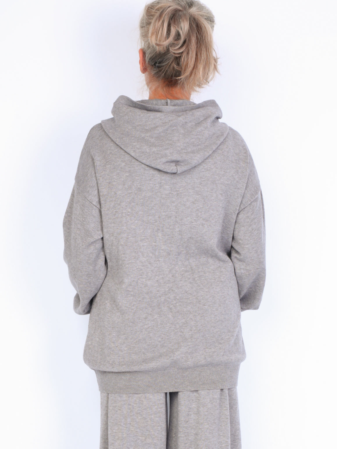 Strik sweatshirt m.hætte
