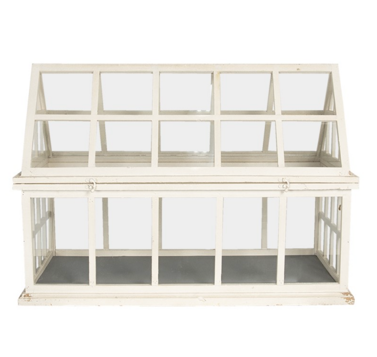 Dekorativt mini drivhus 81x39x57 cm