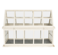 Dekorativt mini drivhus 81x39x57 cm